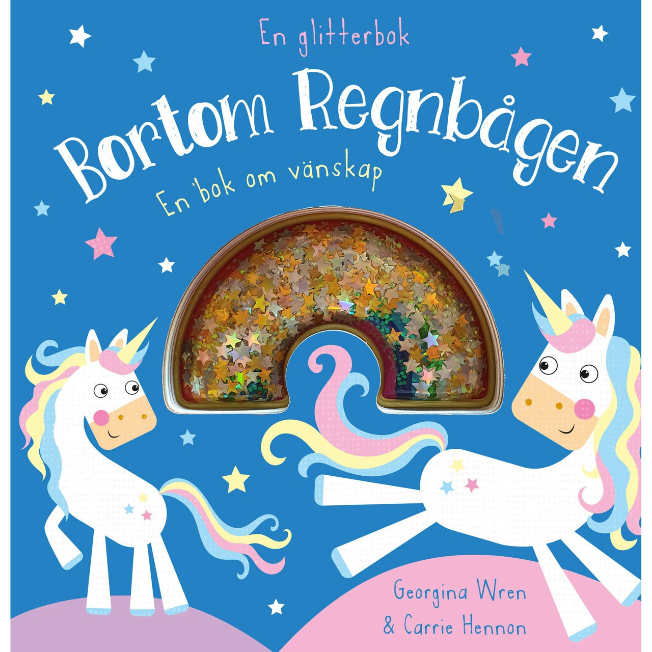 Bortom regnbågen - En glitterbok (Pekbok)