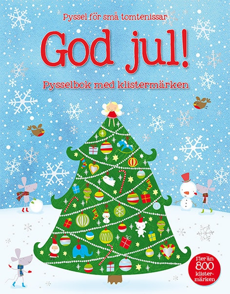 God Jul - Pysselbok med adventskalender och klistermärken