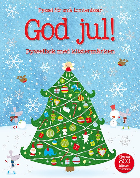 God Jul - Pysselbok med adventskalender och klistermärken