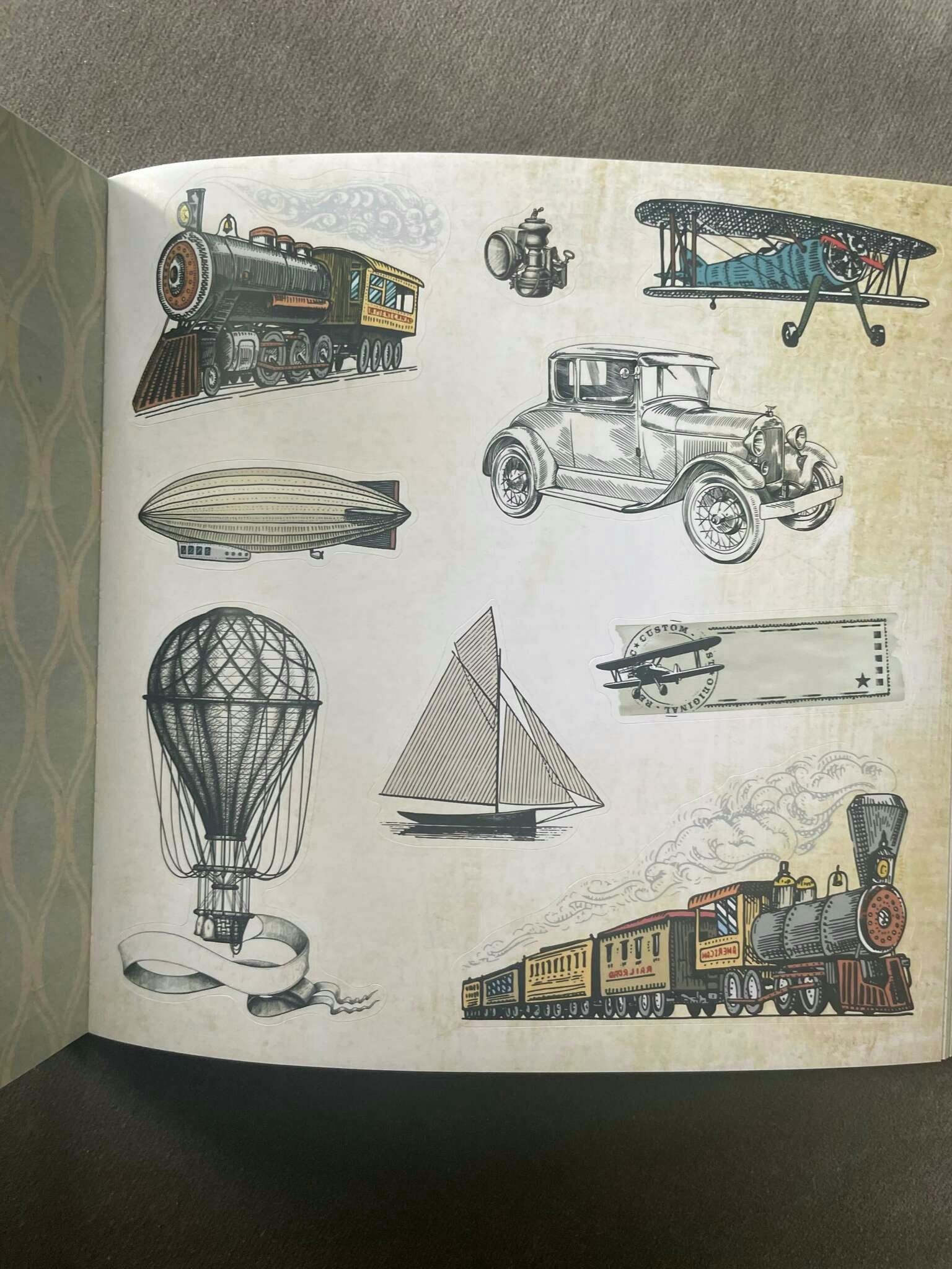 Vintageklistermärken - Ephemera!
