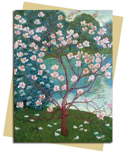 Kort med kuvert  - Magnolia (Fraktfritt)