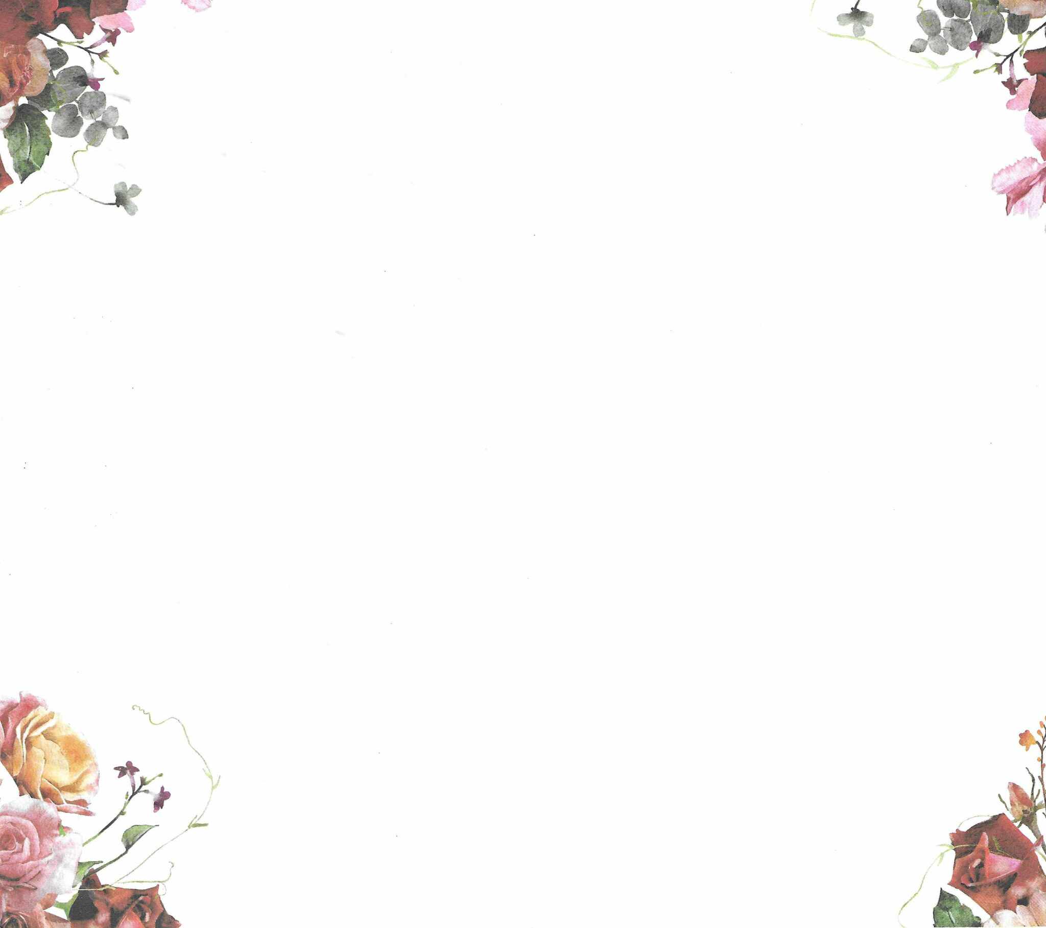 Kort med kuvert - Mörk blomstergrattis (Fraktfritt)