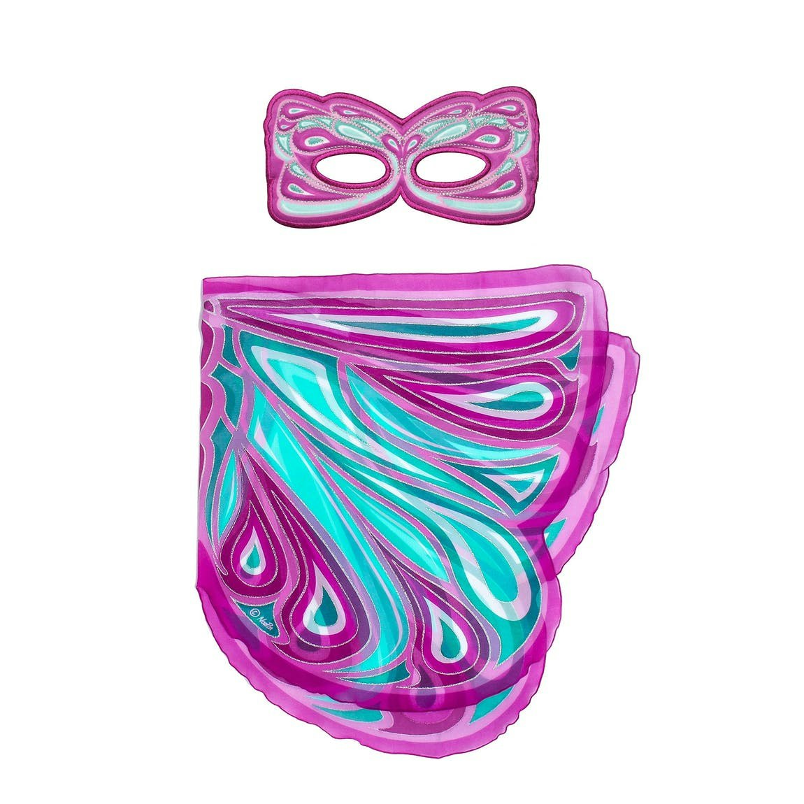 Älvvingar och mask (Lila)