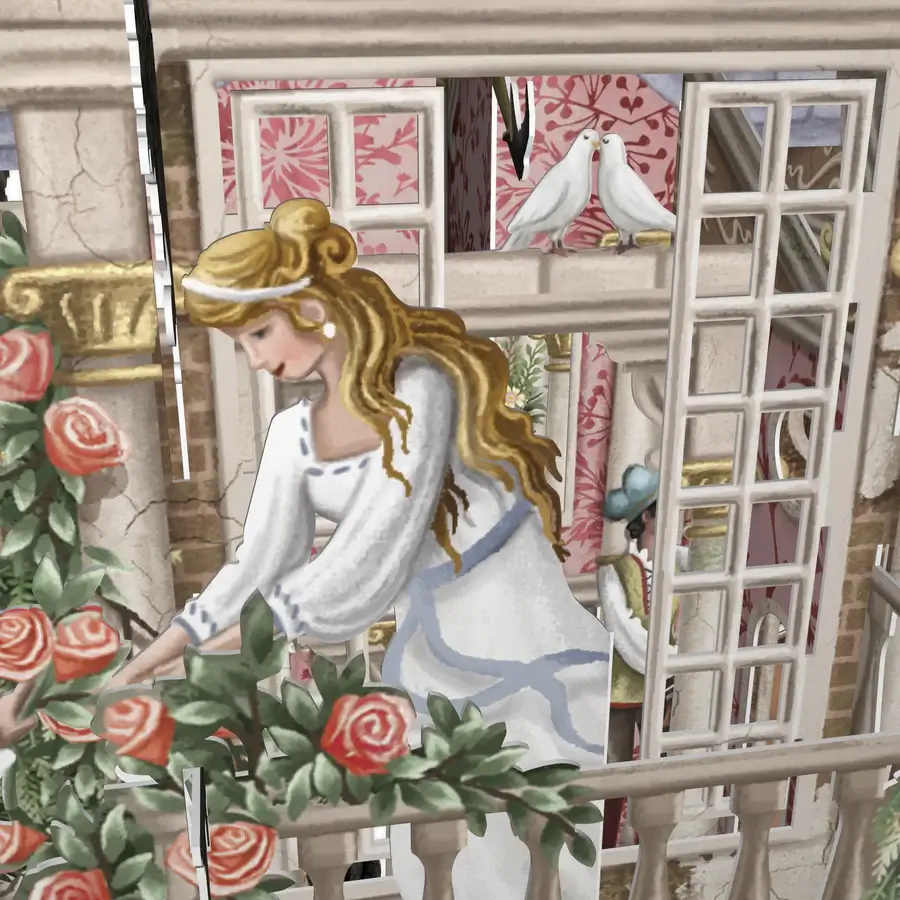 Magiskt gratulationskort - Romeo och Julia (Fraktfritt)