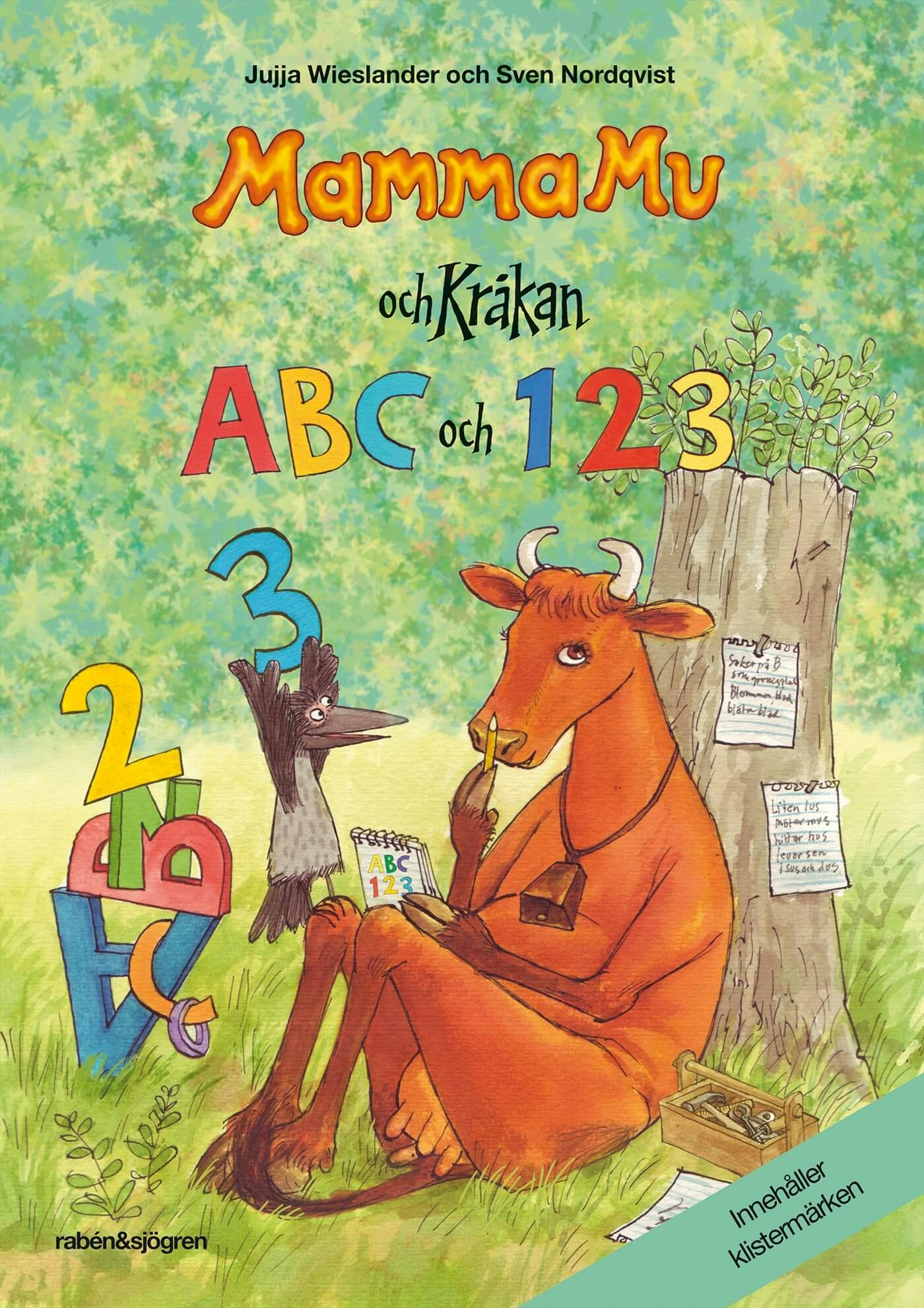 Mamma Mu, ABC och 123 - Pysselbok med klistermärken
