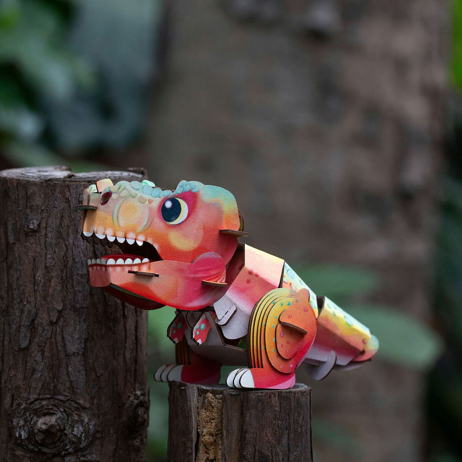 Byggsats - 3D pussel med ljud - mierEdu - Tyrannosaurus Rex