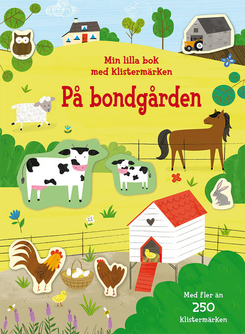 Min lilla bok med Klistermärken - På bondgården