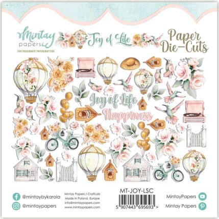 Vackert papperspyssel - Joy of life (53 delar)