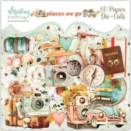 Vackert papperspyssel - Places we go (60 delar)