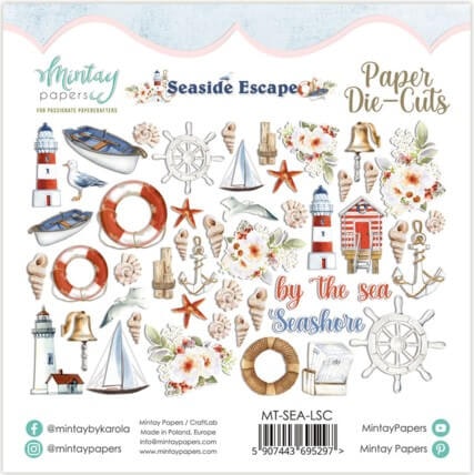 Vackra pysselpapper - Seaside escape