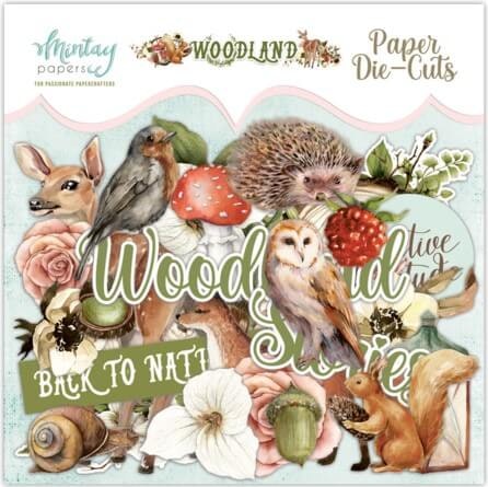 Vackra pysselpapper - Woodland
