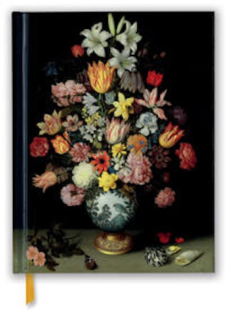 Stor Anteckningsbok (A4) Olinjerad - Blommor