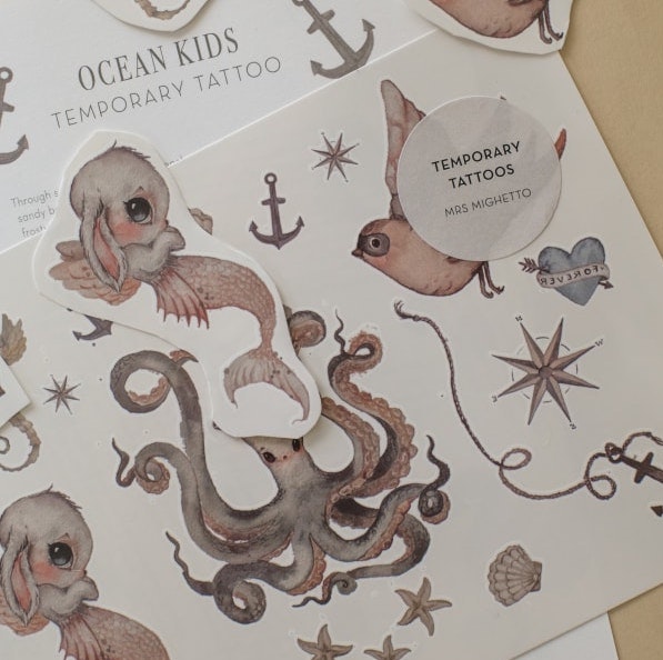 Tatueringar - Ocean Kids - Från Mrs Mighetto