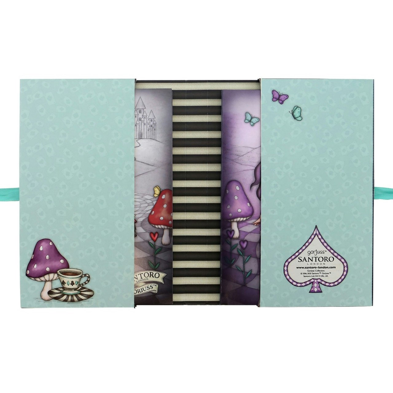Förpackning med flera kort med kuvert - Fickorna från Wonderland