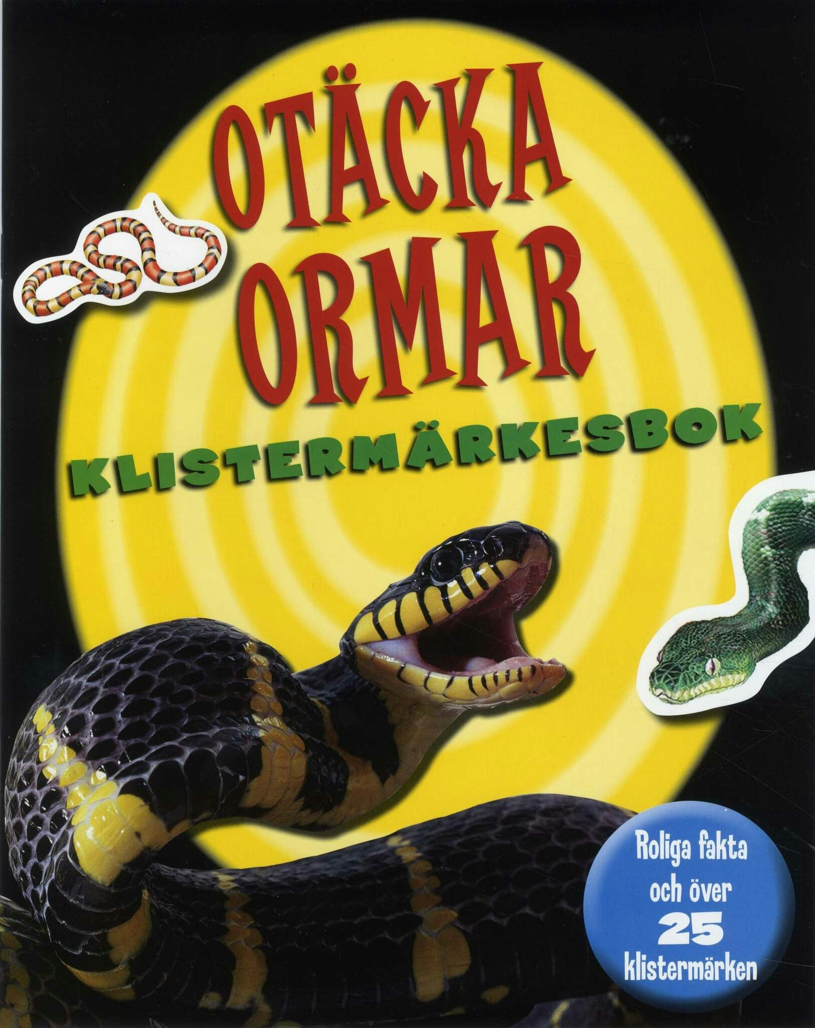 Otäcka ormar - Klistermärkesbok