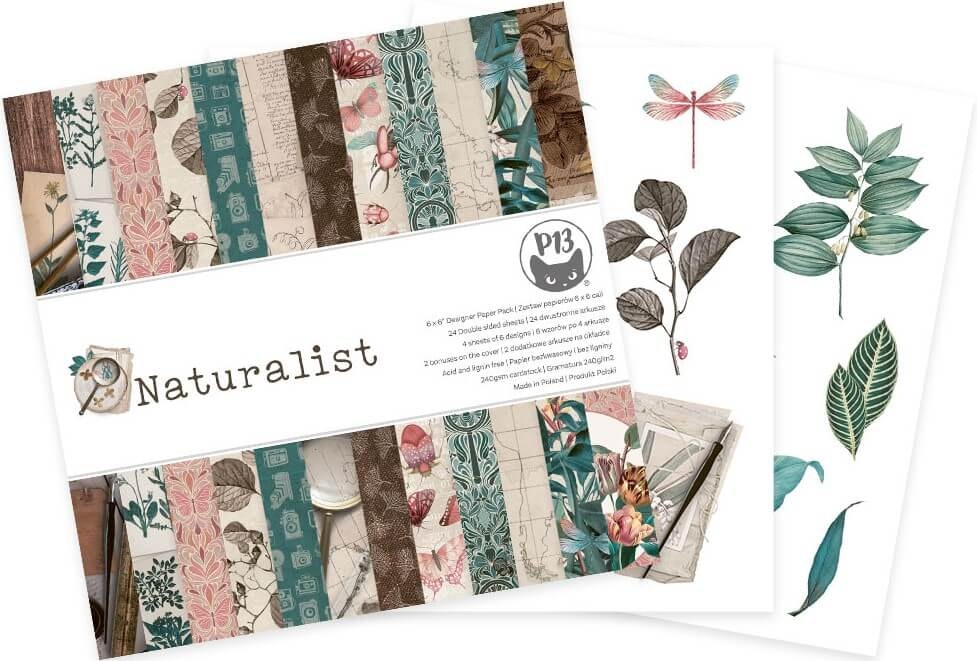 Vackra pysselpapper - Naturalist