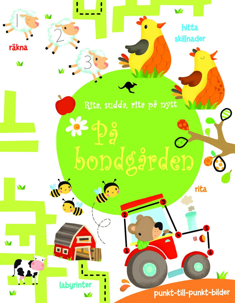 På bondgården - Rita, sudda, rita på nytt