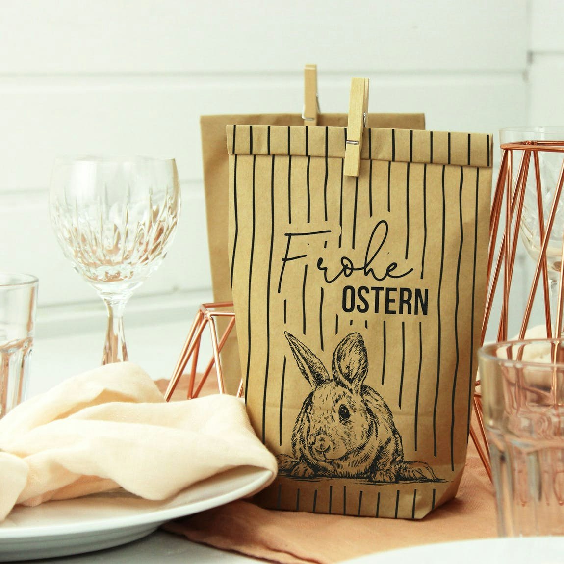 Tyska presentpåsar till påsk (12 i varje paket)