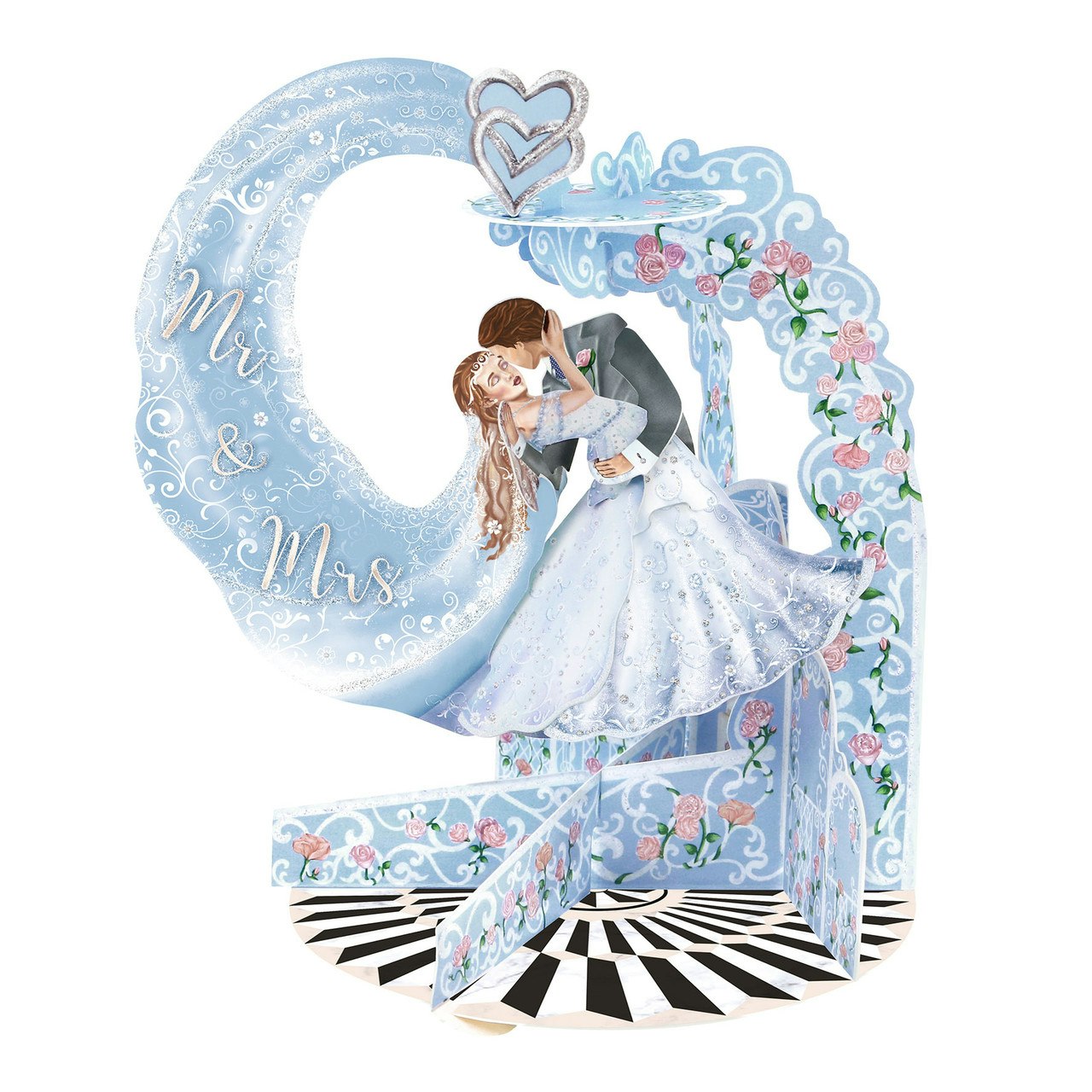Magiska gratulationskort - Mr and Mrs (Fraktfritt)