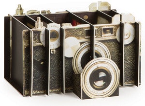 Pennhållare - Vintage kamera