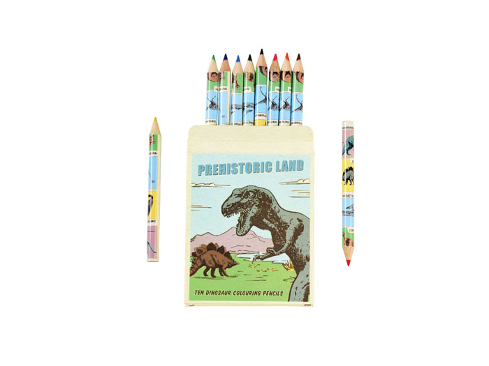 Liten förpackning med pennor - Dinosaurier (10 pennor)
