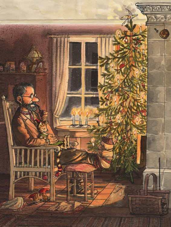 Enkelt Kort - Pettsson firar jul (Fraktfritt)