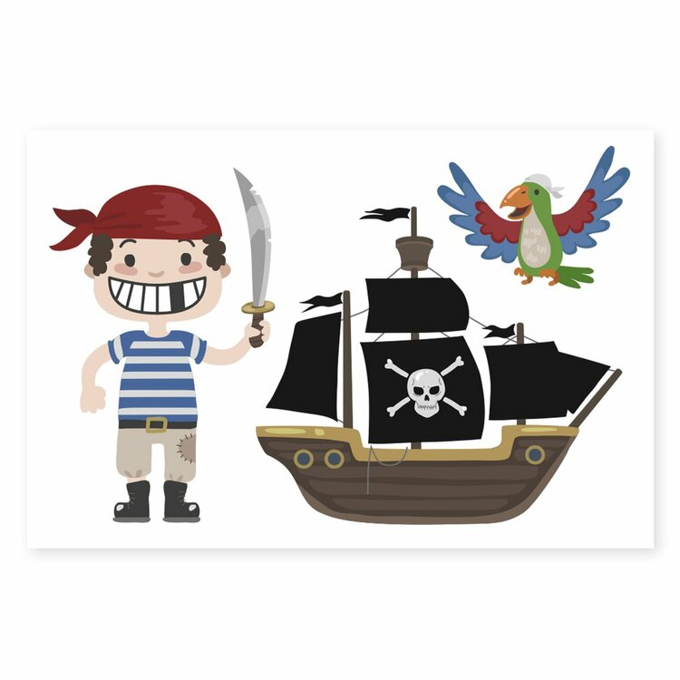Tatueringar - Sjörövare och Pirater (Fraktfritt)