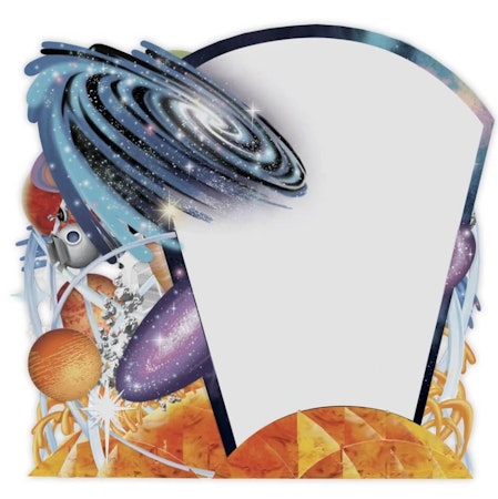 Magiskt gratulationskort - Planetarium (Fraktfritt)