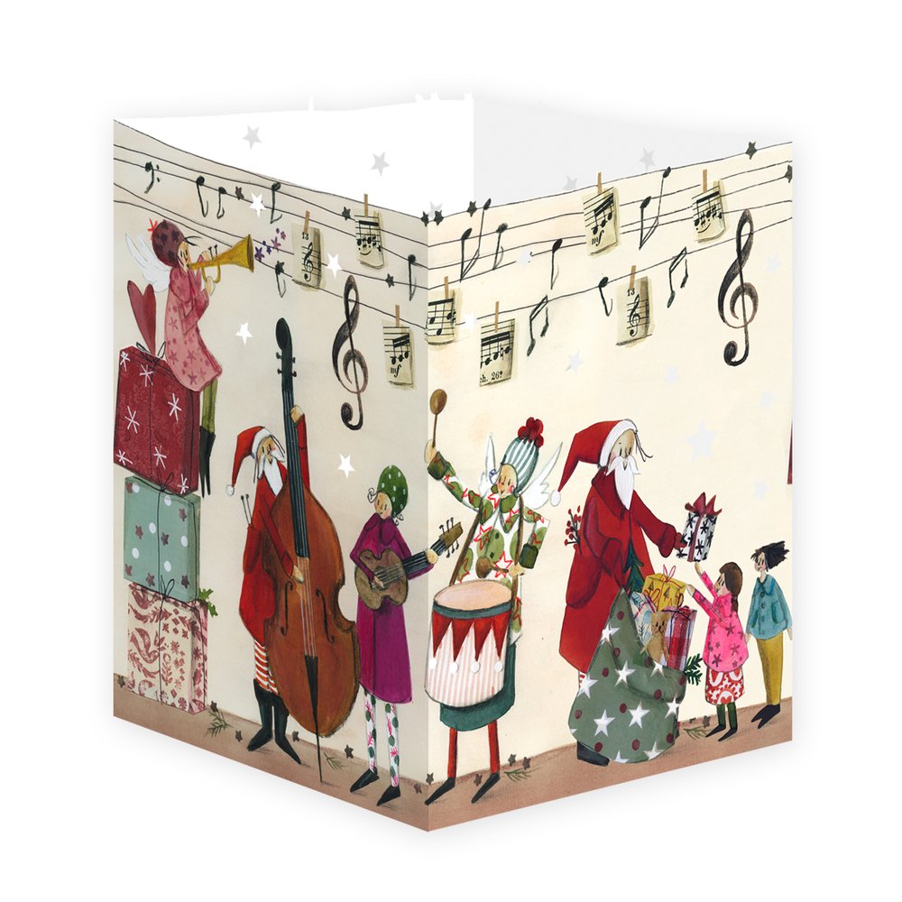 Skicka en papperslykta - Julens musikanter (Fraktfritt)