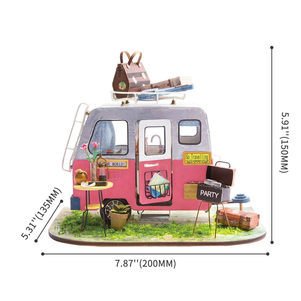 Miniatyrpyssel- Byggsats 'Camping'