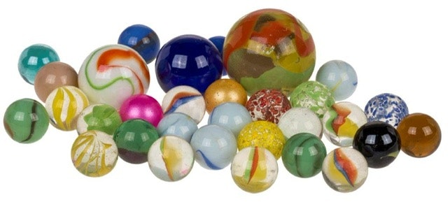 Spela kula - Spelkulor i olika storlek och färger