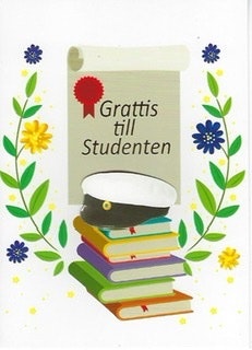 Dubbelt kort med kuvert - Studenttider (Fraktfritt)