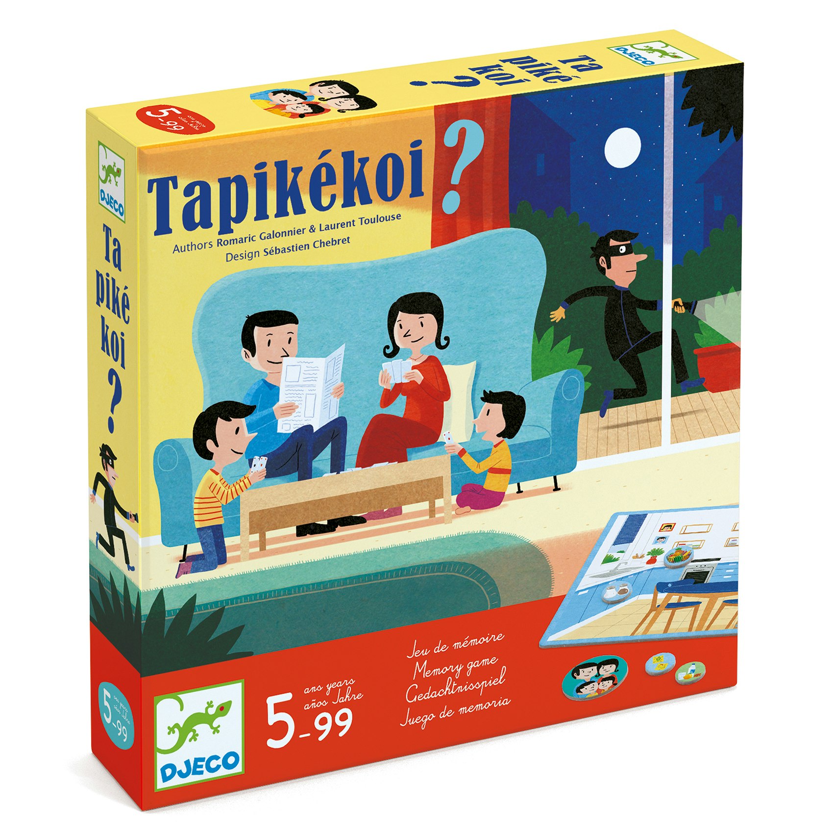 Tapikékoi - Minnesspel från Djeco