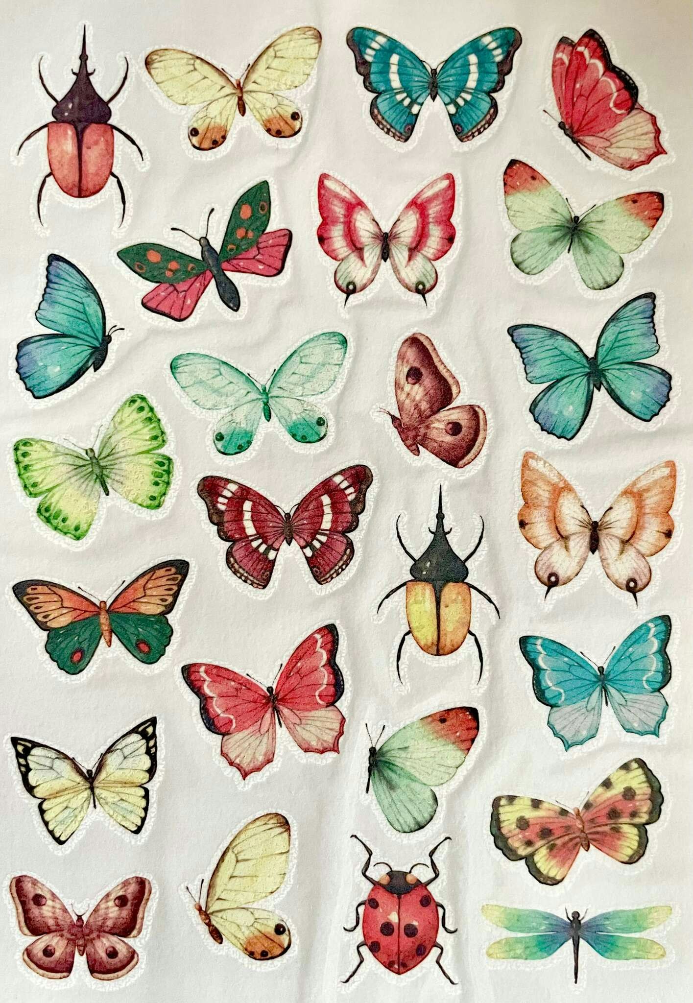 Underbara Tatueringar - Fjärilar och skalbaggar (Fraktfritt)