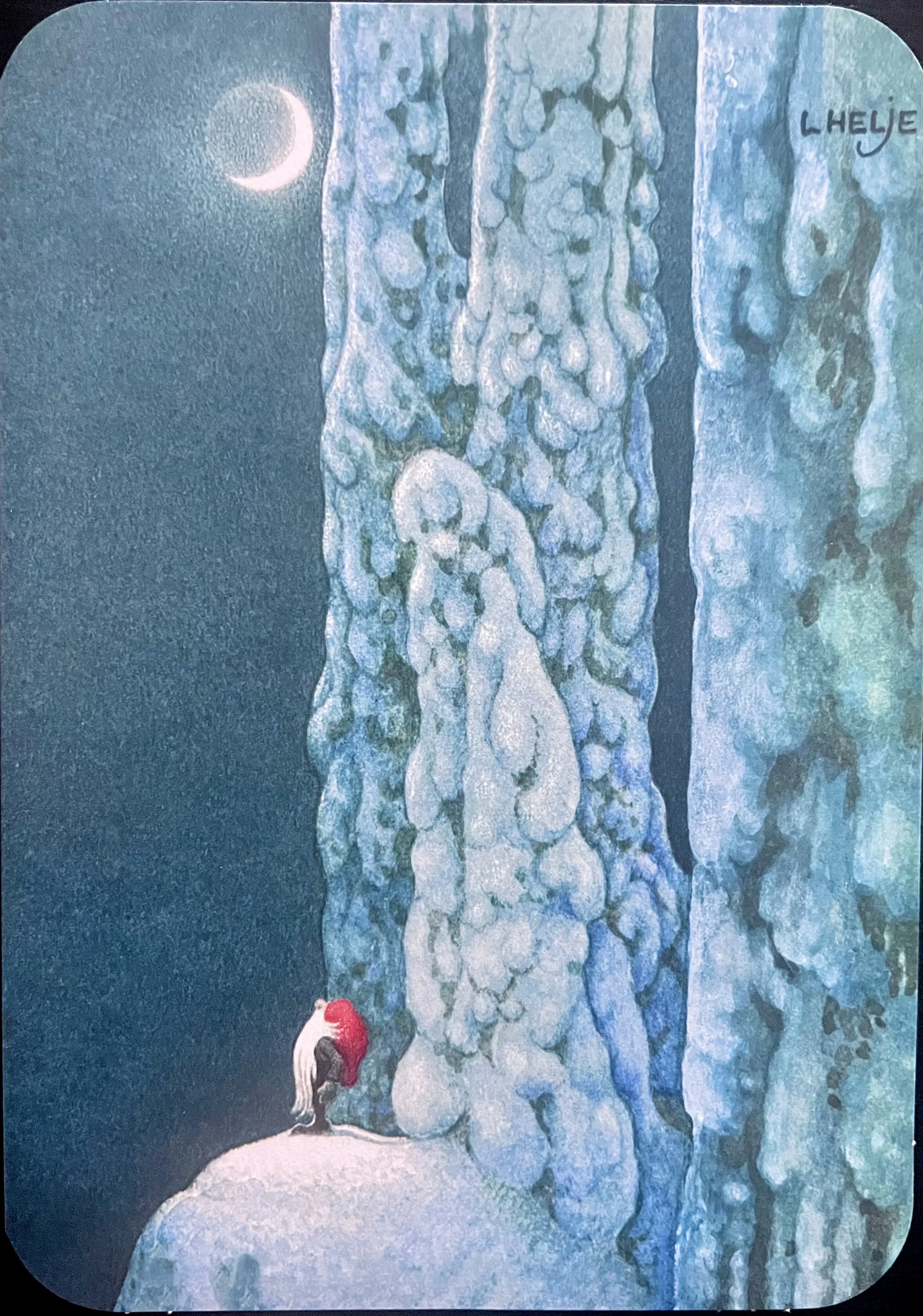 Julkort med kuvert - Frostväggen (Fraktfritt)