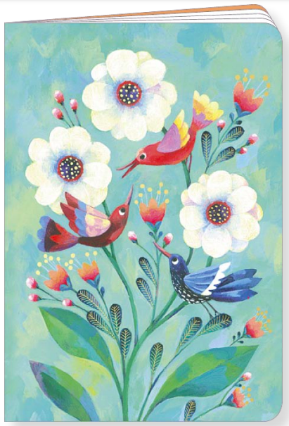 Anteckningsbok - Blommor & Fåglar