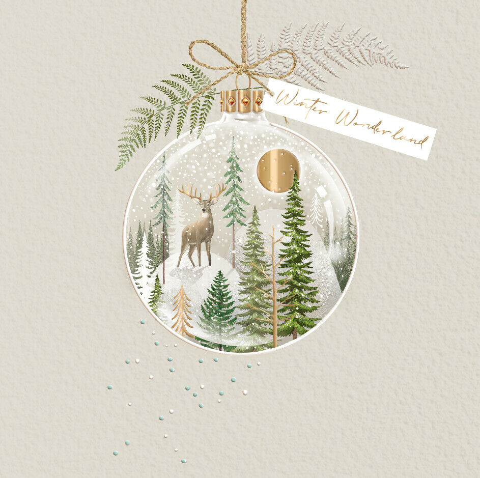 Julkort med kuvert - Winter Wonderland (Fraktfritt)