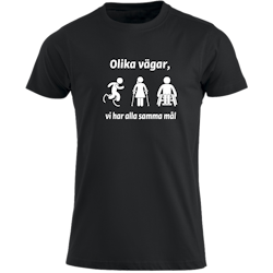 T-shirt Olika Vägar, Vi Har Alla Samma Mål