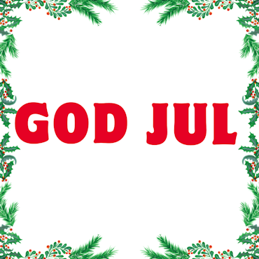 GOD JUL - dekal
