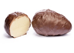 Marsipanägg heldoppad naturell stor