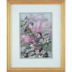 Dimensions Gold  - Spring Chickadees