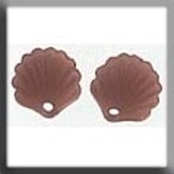 Glass Treasures 12244 Scallop Shell Matte Dark Rosaline