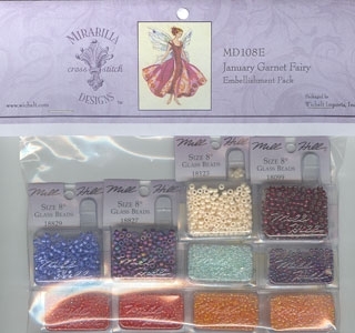 Embellishment Pack January's Garnet Fairy