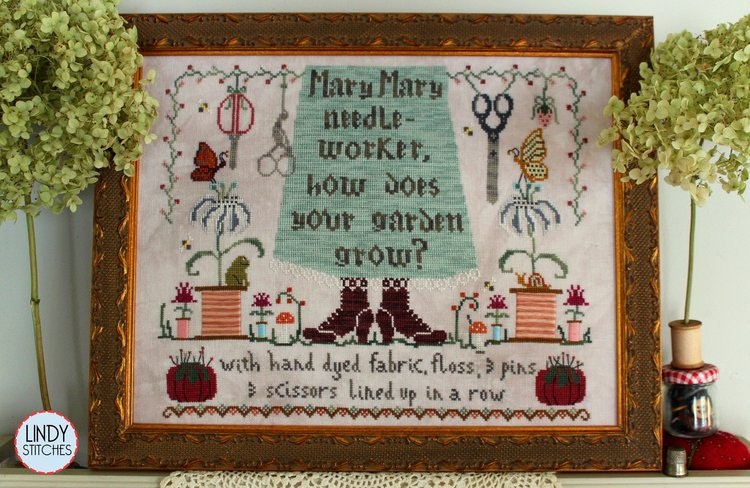 Mary Mary Needleworker - Lindy Stitches