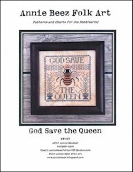 Annie Beez Folk Art- God Save The Queen