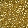 Frosted Glass Beads 62031 Gold