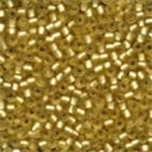 Frosted Glass Beads 62031 Gold