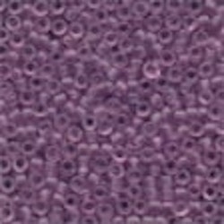 Frosted Glass Beads 62024 Heather Mauve