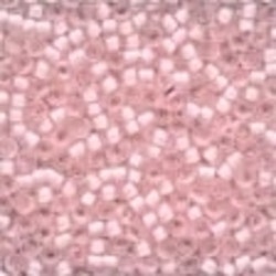 Frosted Glass Beads 62048 Pink Parfait