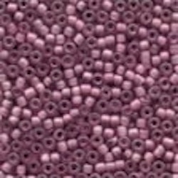 Frosted Glass Beads 62037 Mauve